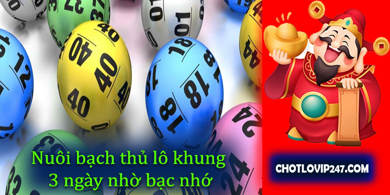 Nuôi bạch thủ lô khung 3 ngày nhờ bạc nhớ